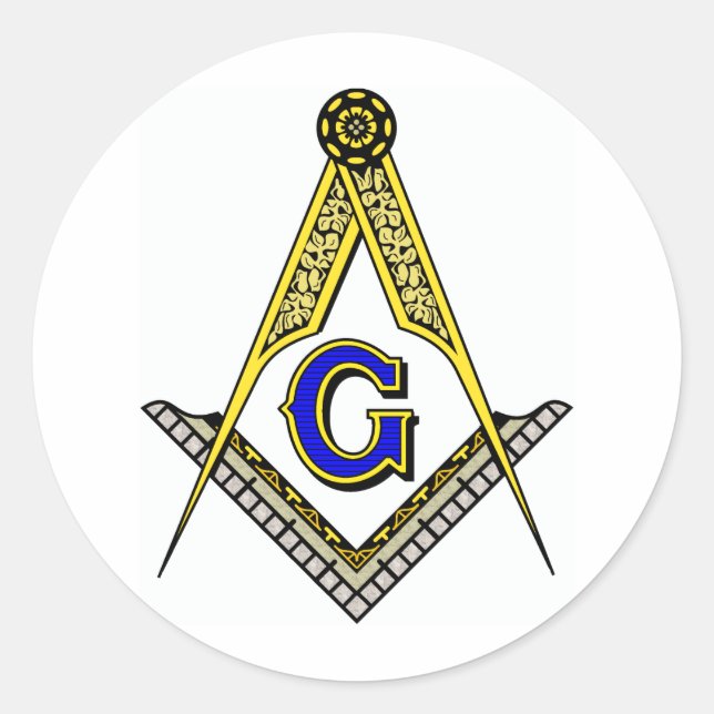 Sticker Rond Compas et Carré (Devant)