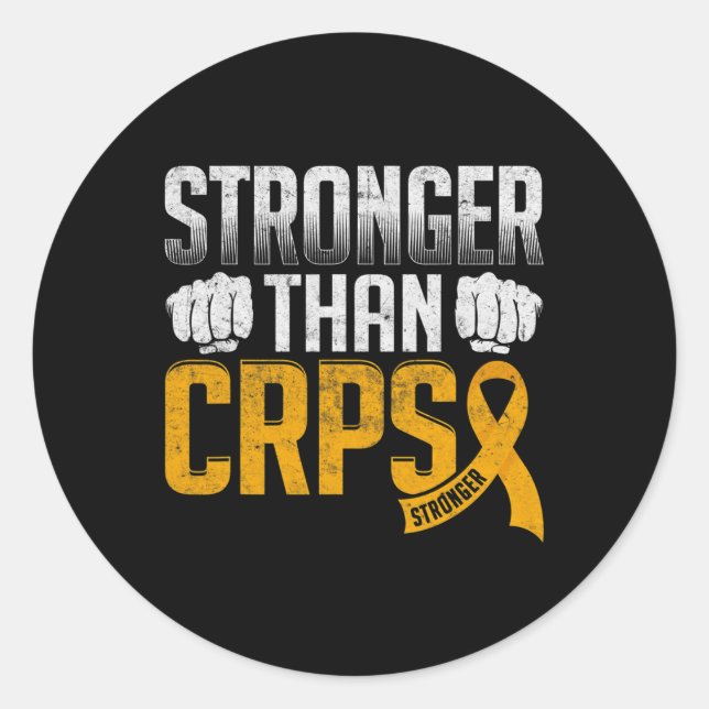 Sticker Rond Complexe de sensibilisation RSD SCRC Syndrome régi (Devant)