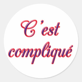 Sticker Rond Compliqué
