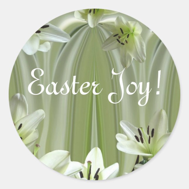 Sticker Rond Composition de la litière (Devant)