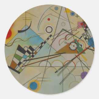 Sticker Rond Composition Kandinsky VIII