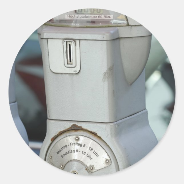 Sticker Rond Compteur de stationnement (Devant)