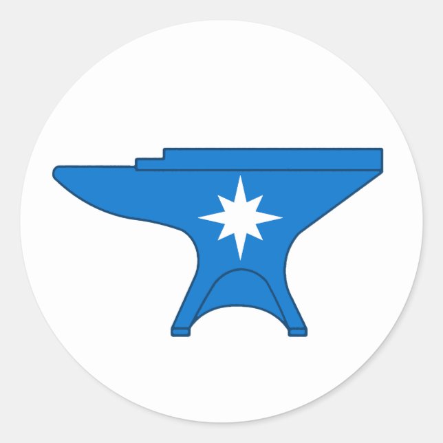 Sticker Rond Comté de l'insigne Eisental Populace (Devant)