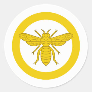 Sticker Rond Comté de Marion Glen Populace Badge