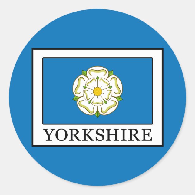 Sticker Rond Comté de Yorkshire (Devant)
