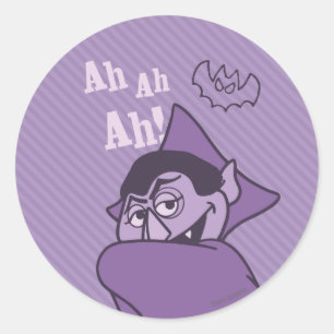 Sticker Rond Comte von Count - Ah Ah Ah Ah !