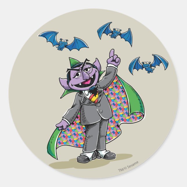 Sticker Rond Comte von Count vintage (Devant)
