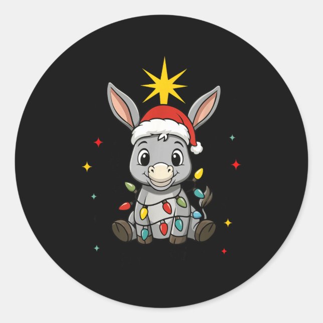 Sticker Rond Con Mi Burrito Sabanero Mexican Tuki Tuki Latino X (Devant)