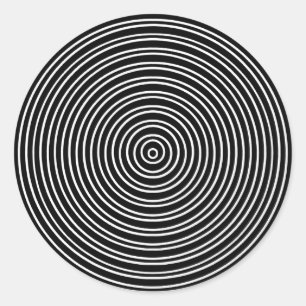 Sticker Rond Concentraspiral