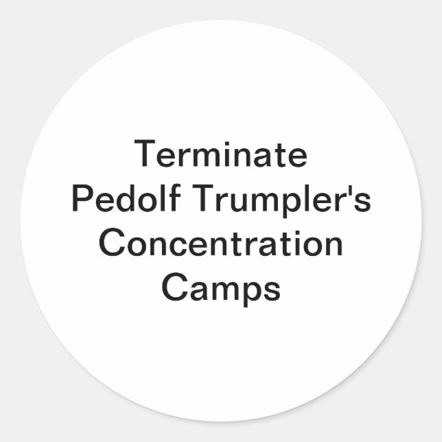 Sticker Rond Concentration de Pedolf Trumpler Artjunkhaus Hanka (Devant)
