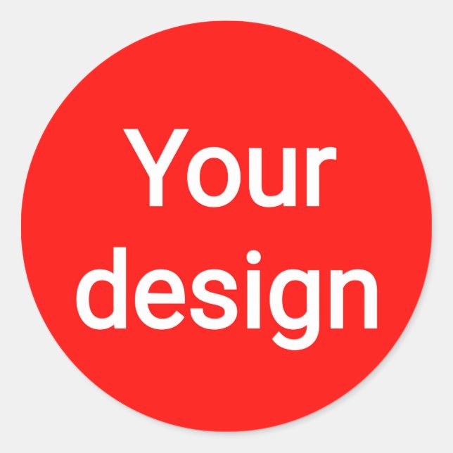 Sticker Rond Conception  (Devant)