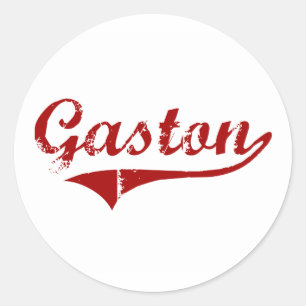 Sticker Rond Conception classique de Gaston la Caroline du Sud