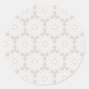 Sticker Rond Conception d'art islamique élégant