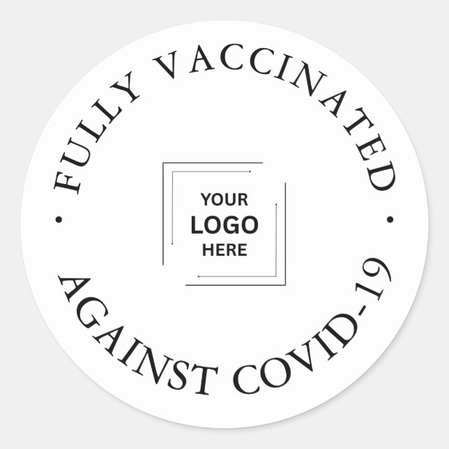 Sticker Rond Conception de badge de sécurité COVID pour le pers (Devant)