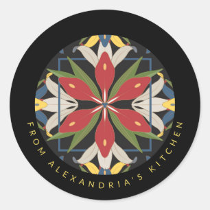 Sticker Rond Conception de carreaux de cuisine moderne  Depuis 