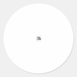 Sticker Rond Conception de chemise vectorielle patriotique Vint