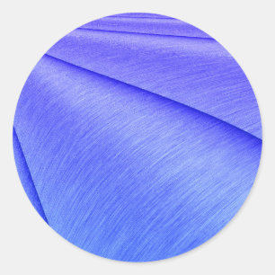 Sticker Rond Conception de Contour de Lavande Brossée à Violett