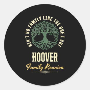 Sticker Rond Conception de jumelage Reunion familiale 2025 - Ho