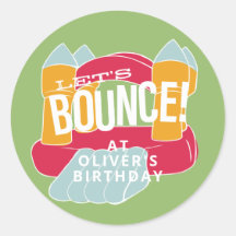Conception de la fête d'anniversaire de Bounce Hou