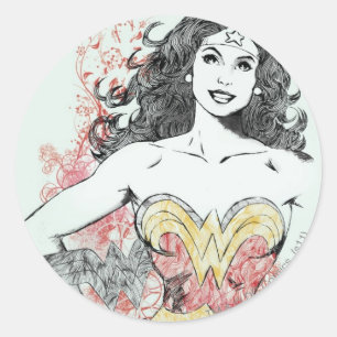 Sticker Rond Conception de la nature 3