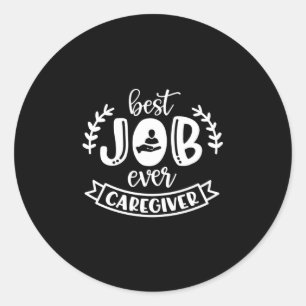 Sticker Rond Conception de l'aide aux aidants naturels