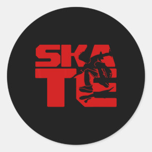 Sticker Rond Conception de skateboard Skate - Skateboard