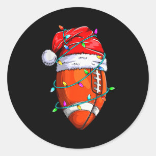Sticker Rond Conception de Srts de Père Noël pour hommes garçon