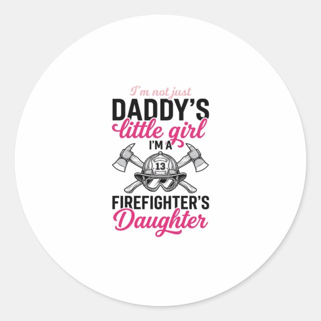 Sticker Rond Conception de t-shirt vectoriel Citation Fille de  (Devant)
