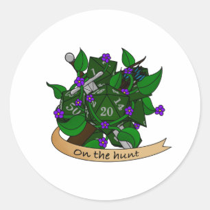 Sticker Rond Conception des dés des Rangers