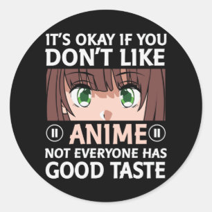 Sticker Rond Conception des devis  Anime Bon Goût