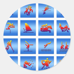 Sticker Rond Conception des jeux