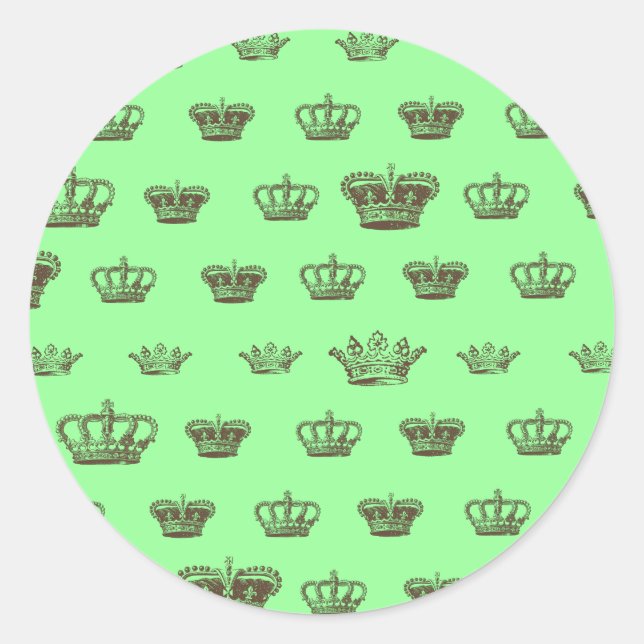 Sticker Rond Conception multi-couronne - choisissez la couleur  (Devant)