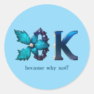 Sticker Rond Conception « OK » personnalisée