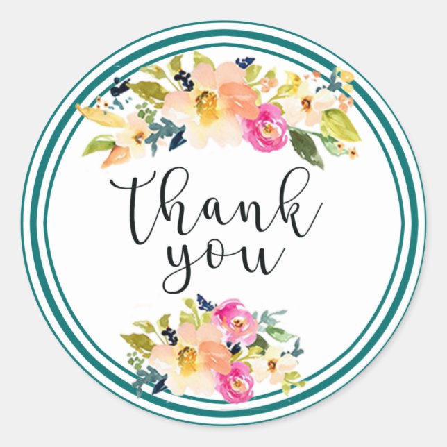 Sticker Rond Conception personnalisée Entreprises de travail de (Devant)