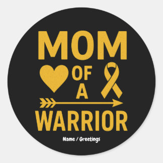 Sticker Rond Conception pour la sensibilisation au cancer infan