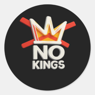 Sticker Rond Conception propre et anti-minimaliste sans rois