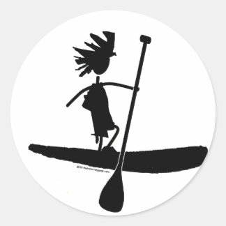 Sticker Rond Conception silhouette de la pédale