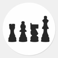 Conception silhouette de pièce d'échecs