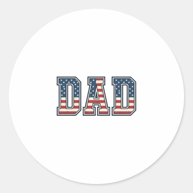 Sticker Rond Conception vectorielle de lettrage de drapeau de p (Devant)