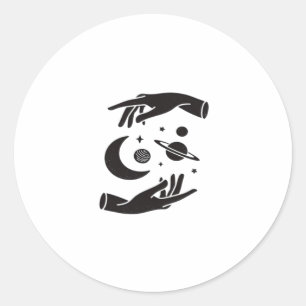 Sticker Rond Conception Whimsigoth