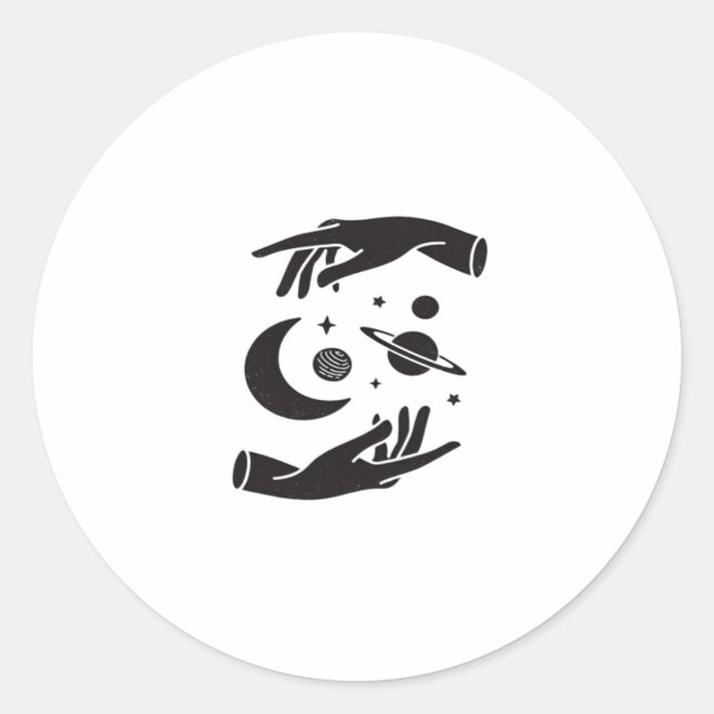 Sticker Rond Conception Whimsigoth (Devant)