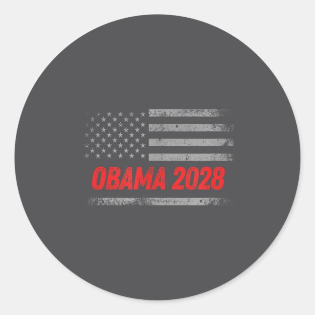 Sticker Rond Conceptions De L'élection Américaine Par Ab Unisex (Devant)