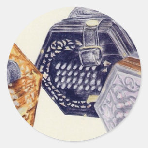 Sticker Rond Concertina