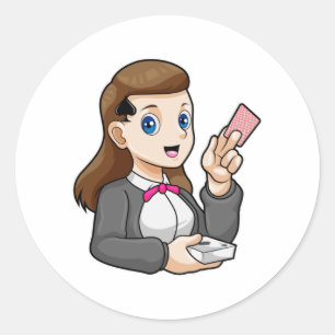 Sticker Rond Concessionnaire au Poker