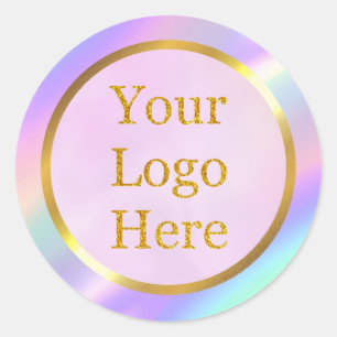 Sticker Rond Concevez votre propre entreprise de logo moderne p