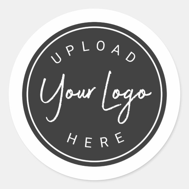 Sticker Rond Concevez votre propre logo de marque (Devant)