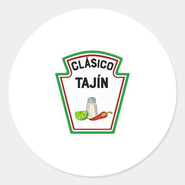 Sticker Rond condiments de groupe mignon halloween costume fami (Devant)