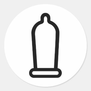 Sticker Rond Condom