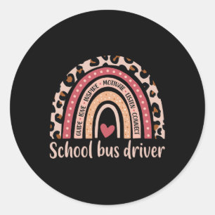Sticker Rond Conducteur De Bus Scolaire 100E Jour De Conducteur
