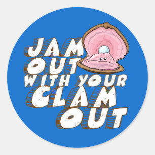 STICKER ROND CONFITURE AVEC VOTRE PALOURDE OUT-